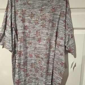 LuLaRoe Star Patterned Irma 3X NWT